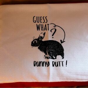 Guess What? Bunny Butt! Kitchen Towel